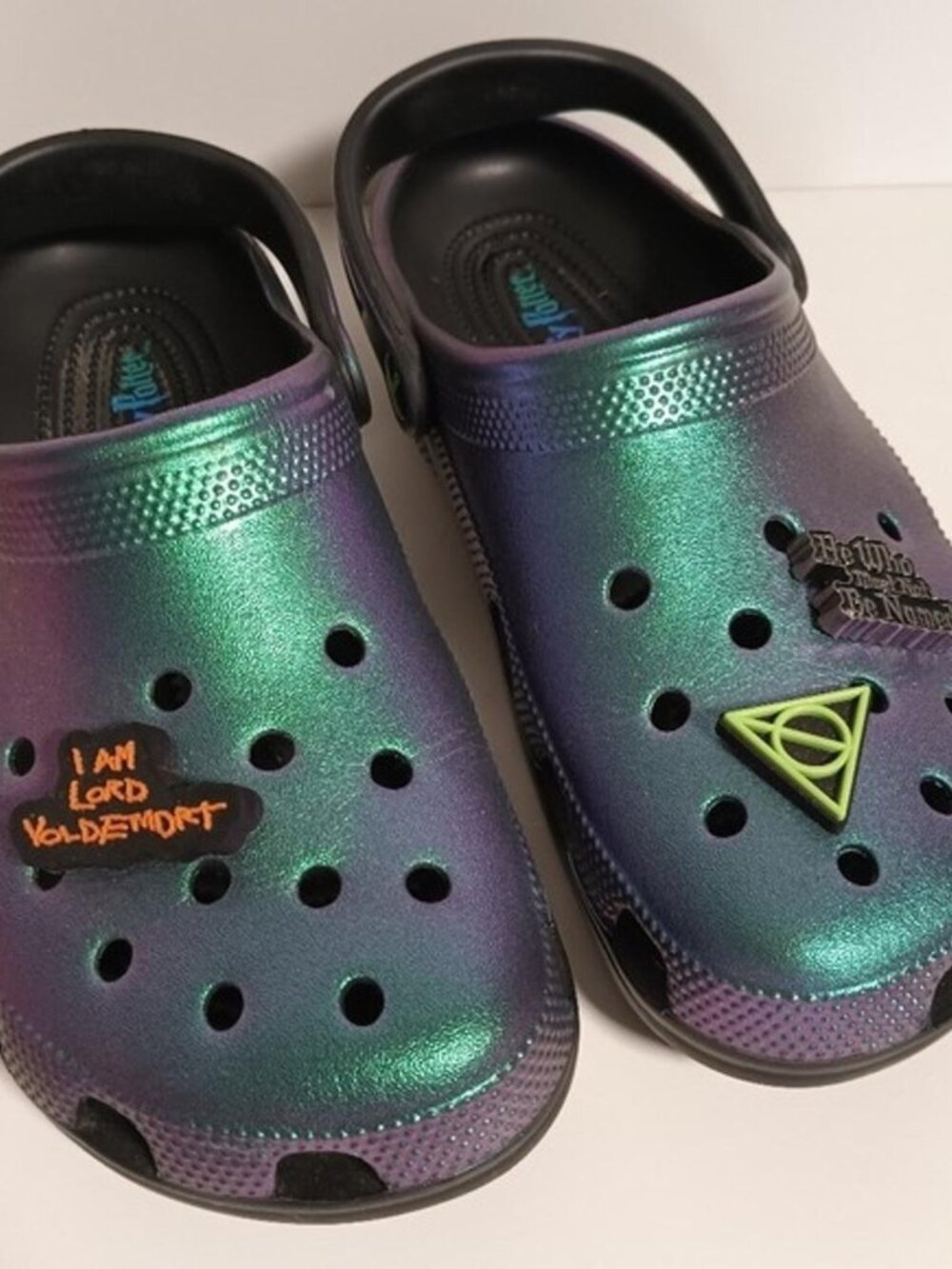 Crocs Harry Potter The Dark Arts Metallic Crocs Mens 7 Womens 9